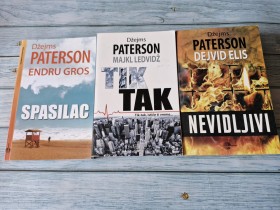 DŽEJMS PATERSON - 3 KNJIGE