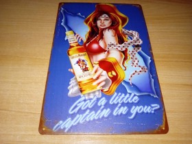 LIMENA REKLAMA ZA RUM "CAPTAIN MORGAN"  30x20cm *NOVO*