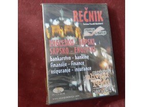 RECNIK Englesko Srpski Bankarstvo PC cd rom