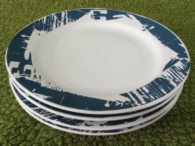 Set - 4 tanjira (Tulowice Stoneware - vrsta keramike)
