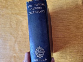 THE CONCISE OXFORD DICTIONARY  OF CURRENT ENGLISH